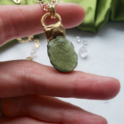 Moldavite Pendant Necklace Necklace Shop Dreamers of Dreams