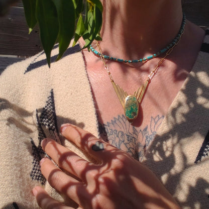 Turquoise Priestess Necklace Necklace Shop Dreamers of Dreams