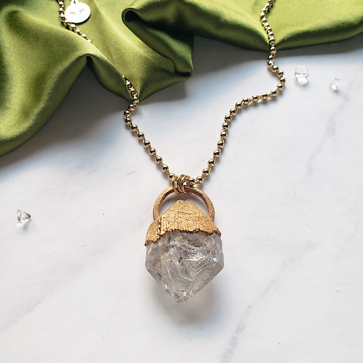 Herkimer Diamond Pendant Necklace Necklace Shop Dreamers of Dreams