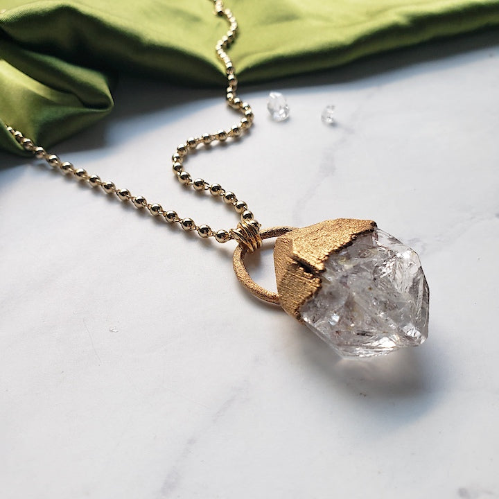 Herkimer Diamond Pendant Necklace Necklace Shop Dreamers of Dreams