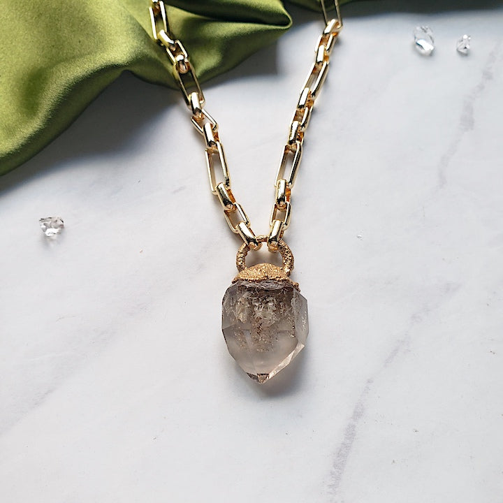 Herkimer Diamond Pendant Necklace Necklace Shop Dreamers of Dreams