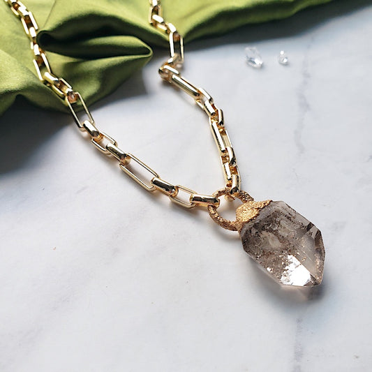 Herkimer Diamond Pendant Necklace Necklace Shop Dreamers of Dreams