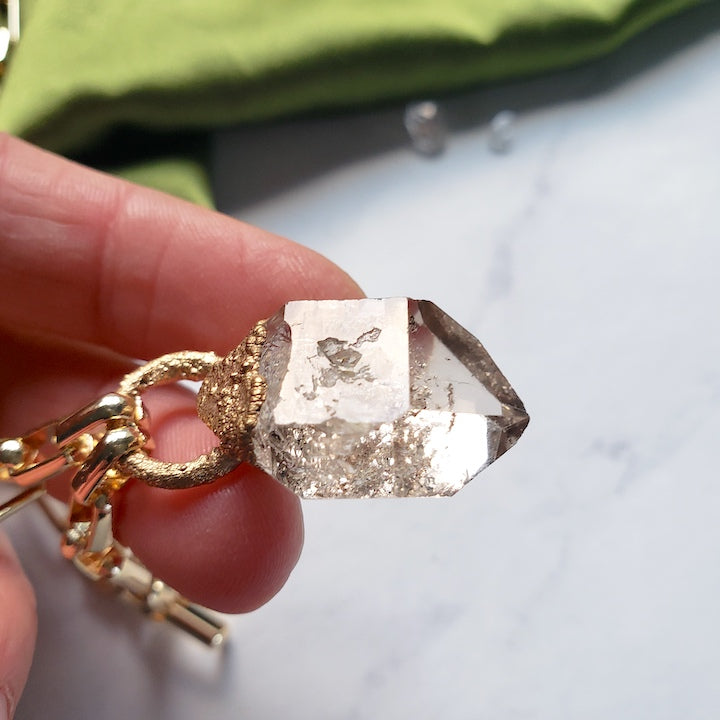 Herkimer Diamond Pendant Necklace Necklace Shop Dreamers of Dreams