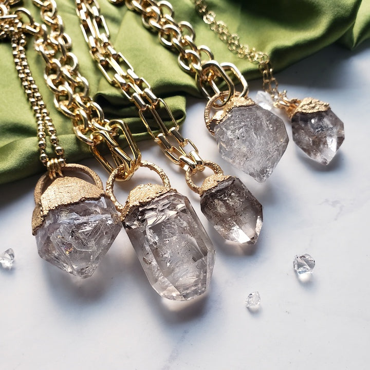 Herkimer Diamond Pendant Necklace Necklace Shop Dreamers of Dreams