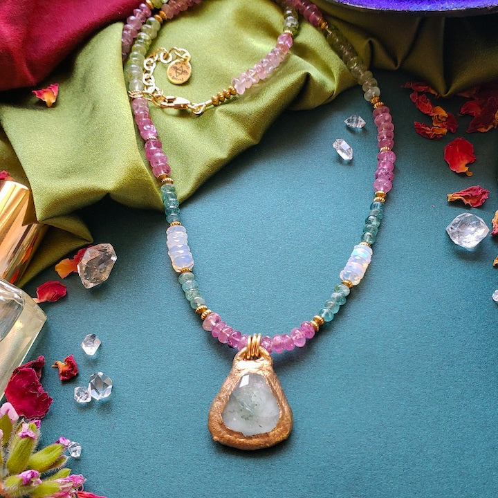 Sweet Blue Tourmaline Vita Necklace Necklace Shop Dreamers of Dreams