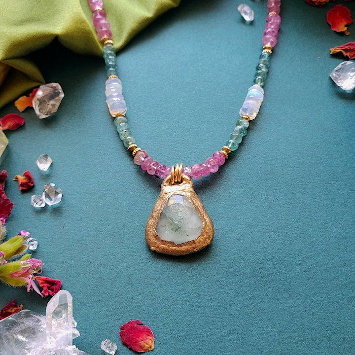 Sweet Blue Tourmaline Vita Necklace Necklace Shop Dreamers of Dreams