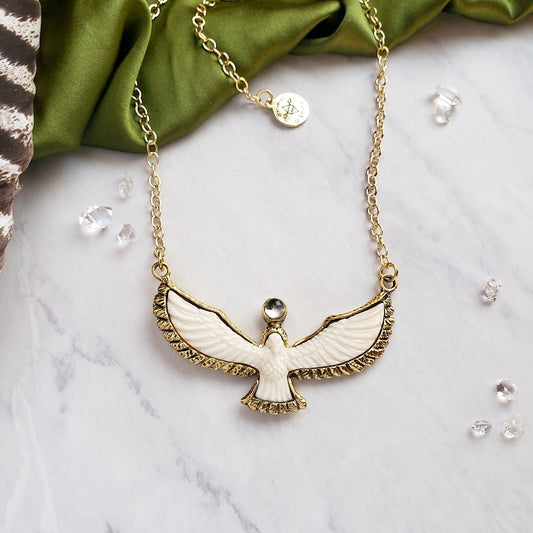 Soaring Spirit Bone Bird Necklace Necklace Shop Dreamers of Dreams