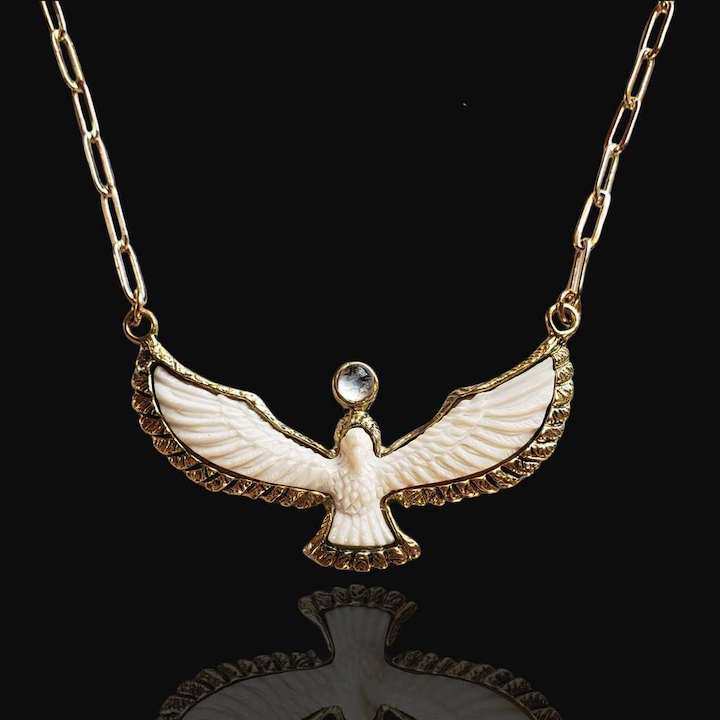 Soaring Spirit Bone Bird Necklace Necklace Shop Dreamers of Dreams