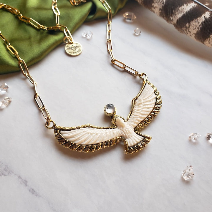 Soaring Spirit Bone Bird Necklace Necklace Shop Dreamers of Dreams