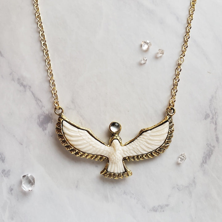 Soaring Spirit Bone Bird Necklace Necklace Shop Dreamers of Dreams