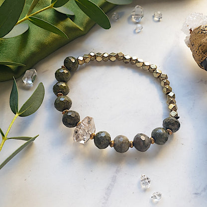 Epidote Diamond Manifestation Bracelet Bracelet Shop Dreamers of Dreams