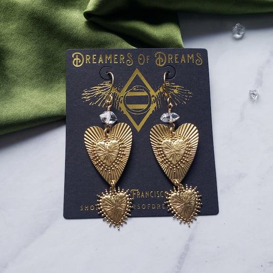 Radiant Heart Earrings Earrings Shop Dreamers of Dreams