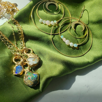 Raw Opal Nugget Necklace Necklace Shop Dreamers of Dreams