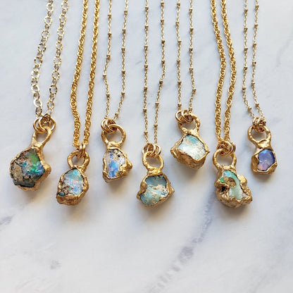 Raw Opal Nugget Necklace Necklace Shop Dreamers of Dreams