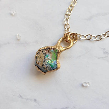 Raw Opal Nugget Necklace Necklace Shop Dreamers of Dreams