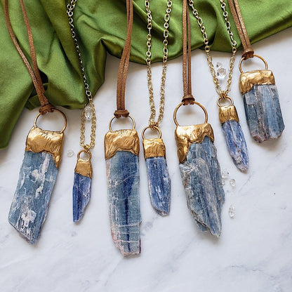 Blue Kyanite Pendant Necklace Necklace Shop Dreamers of Dreams