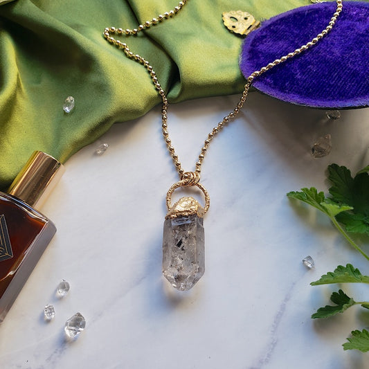 Herkimer Diamond Pendant Necklace Necklace Shop Dreamers of Dreams