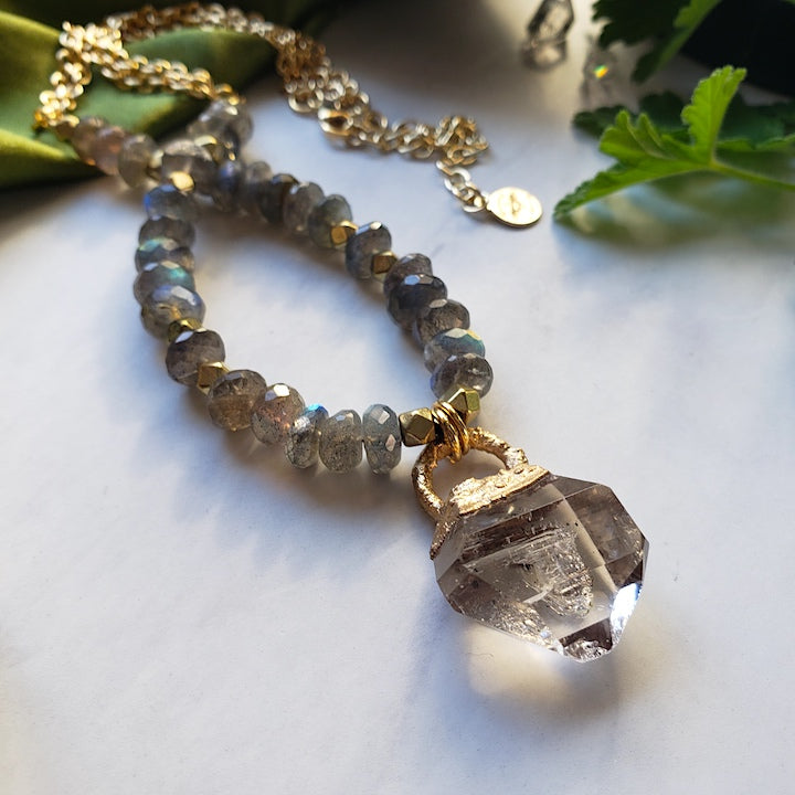 Herkimer Priestess Necklace Necklace Shop Dreamers of Dreams