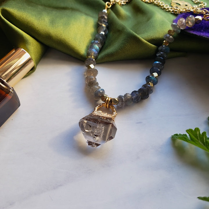 Herkimer Priestess Necklace Necklace Shop Dreamers of Dreams