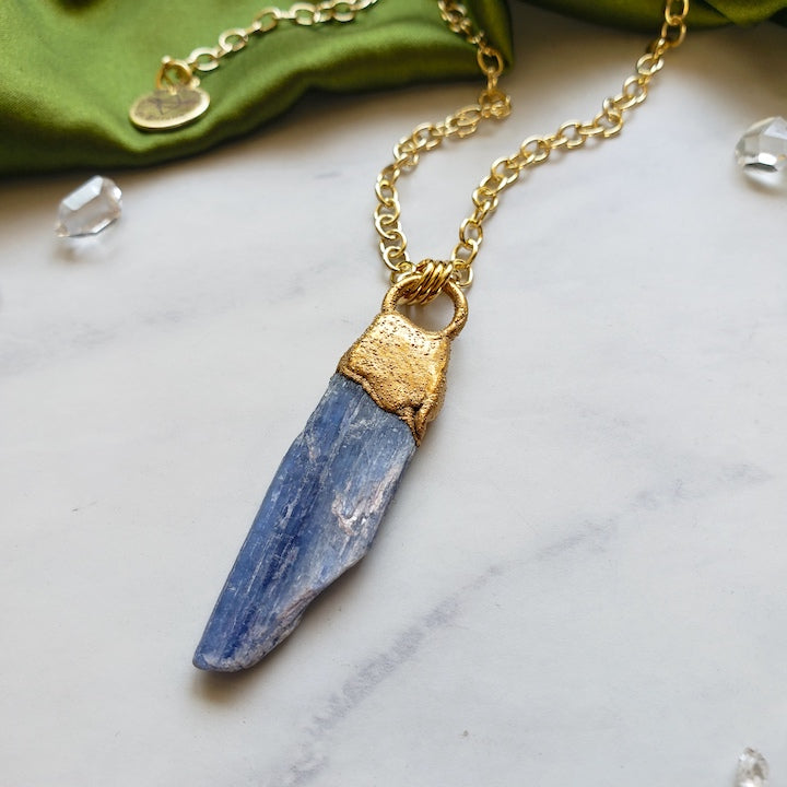 Blue Kyanite Pendant Necklace Necklace Shop Dreamers of Dreams