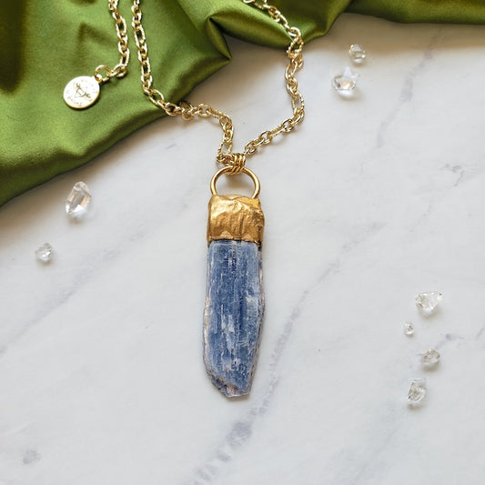 Blue Kyanite Water Goddess Necklace Necklace Shop Dreamers of Dreams