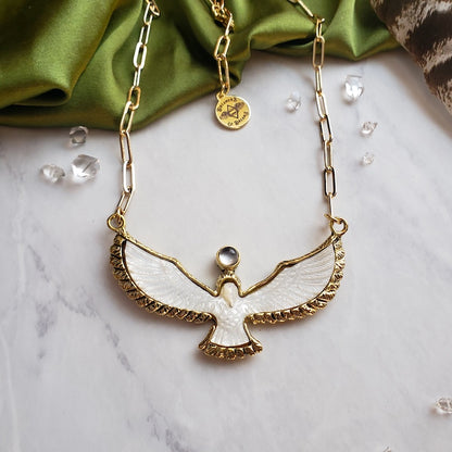 Soaring Spirit Shell Bird Necklace Necklace Shop Dreamers of Dreams