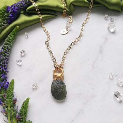 Moldavite Pendant Necklace Necklace Shop Dreamers of Dreams