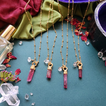 Passion for the Possible | Rubellite Tourmaline Necklace Necklace Shop Dreamers of Dreams