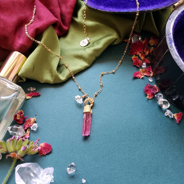 Passion for the Possible | Rubellite Tourmaline Necklace Necklace Shop Dreamers of Dreams