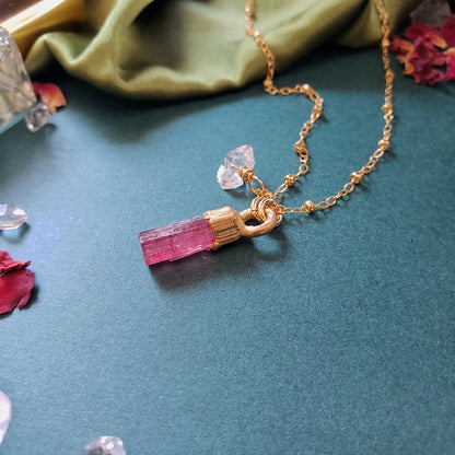 Passion for the Possible | Rubellite Tourmaline Necklace Necklace Shop Dreamers of Dreams