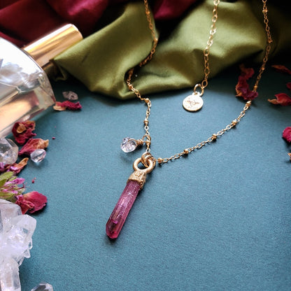 Passion for the Possible | Rubellite Tourmaline Necklace Necklace Shop Dreamers of Dreams