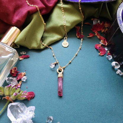 Passion for the Possible | Rubellite Tourmaline Necklace Necklace Shop Dreamers of Dreams