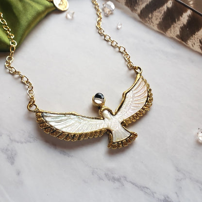 Soaring Spirit Shell Bird Necklace Necklace Shop Dreamers of Dreams