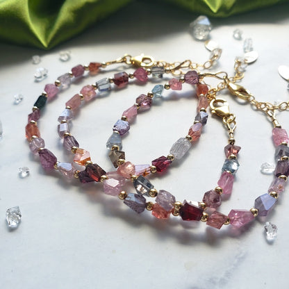 Lavender Spinel Freeform Bracelet Bracelet Shop Dreamers of Dreams