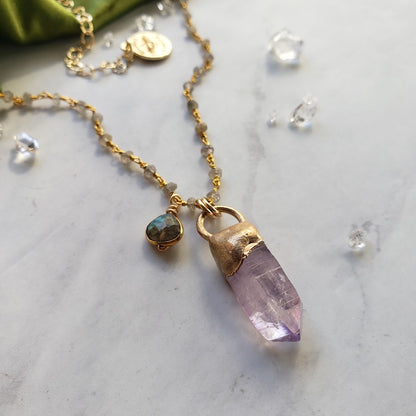 Amethyst Soothing Point Necklace Necklace Shop Dreamers of Dreams