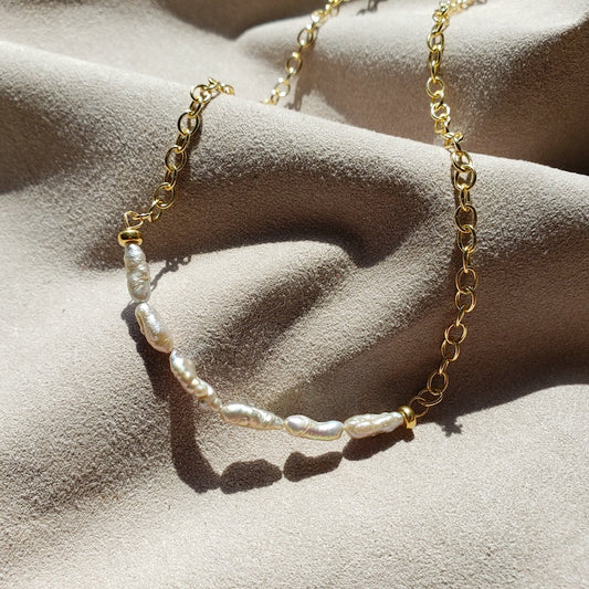 Vintage Silver Pearl Siren Necklace Necklace Shop Dreamers of Dreams