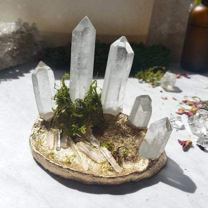 Made to Order | Quartz Point Crown Ring Keeper Jewelry Holders Shop Dreamers of Dreams