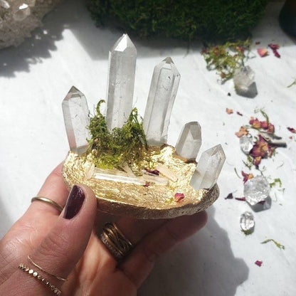 Made to Order | Quartz Point Crown Ring Keeper Jewelry Holders Shop Dreamers of Dreams