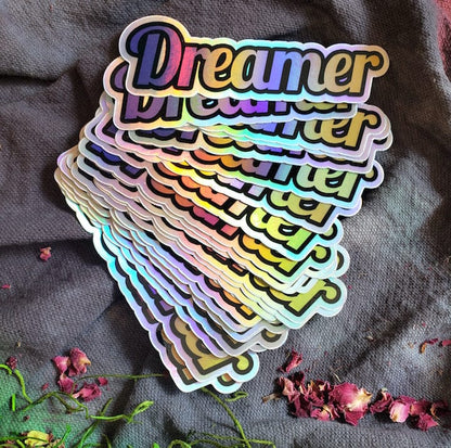 DREAMER Holographic Sticker Sticker Shop Dreamers of Dreams