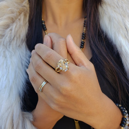 Smokey Diamond Priestess Ring RING Shop Dreamers of Dreams